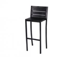 כיסא בר שחור מעץ