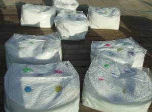 פופים שקופים מדליקים