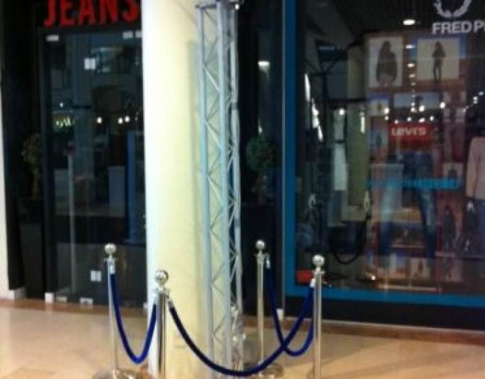 קווארץ על טראס לתאורה ממוקדת