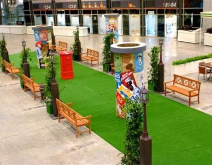 דשא סינטטי באירוע